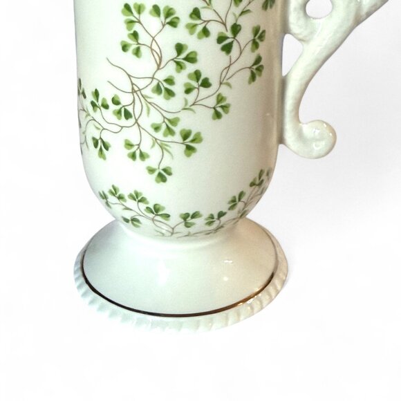Cre Irish Porcelain Shamrock Coffee Mug Galway Ireland - Picture 2 of 7